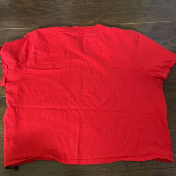 Red Volcom cropped tee - Picture 4 of 4